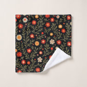 Belle Collection Florale Vintage tendance (Gant de toilette)