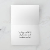 Belle Composition Florale - Carte d'anniversaire (Intérieur)