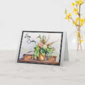 Belle Composition Florale - Carte d'anniversaire (Fleur jaune)