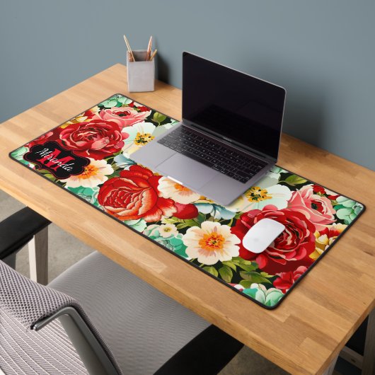 Belle conception florale - Personnaliser (Bureau 2)