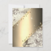 Belle, Cool, Parfaite Carte De Vacances Sparkly (Dos)