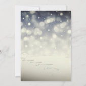 Belle, Cool, Sparkly Christmas Tree Invitation (Dos)