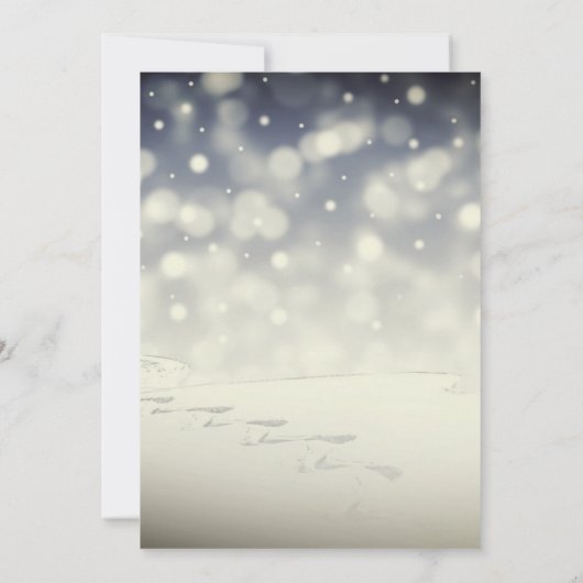 Belle, Cool, Sparkly Christmas Tree Invitation (Dos)