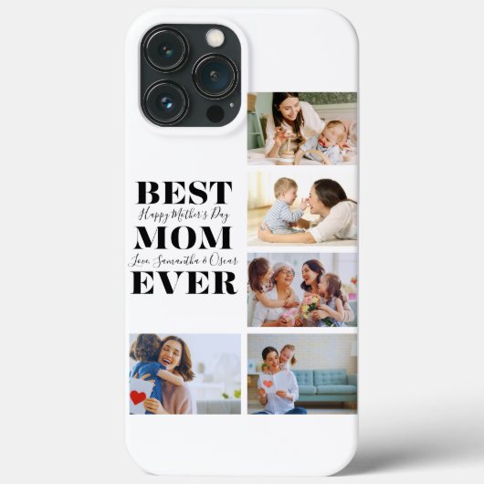 Belle coque pour iPhone / iPad pour la fête des Mè (Verso)