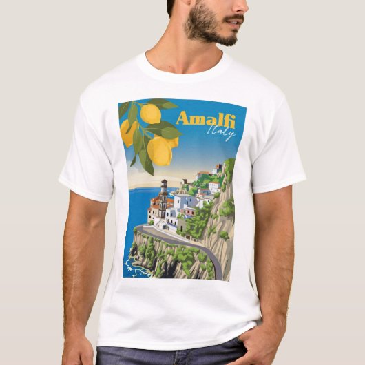 Belle Côte D'Amalfi Active T-Shirt (Devant)