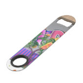 Belle couleur Art d'anniversaire Imprimer (Devant angulaire)