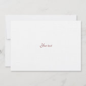 Belle, couleur de l'eau, rose floral, carte de rem (Dos)