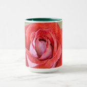 Belle Coupe d'Art Mug de la Fleur Rose Rouge (Centre)