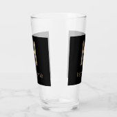 Belle Coupe d'or et de verre noir (Gauche)