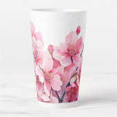 Belle Coupe Latte de Mug Fleur de Cerise (Devant)