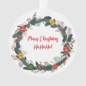 belle couronne ornement de Noël (devant)