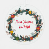 belle couronne ornement de Noël (Recto)