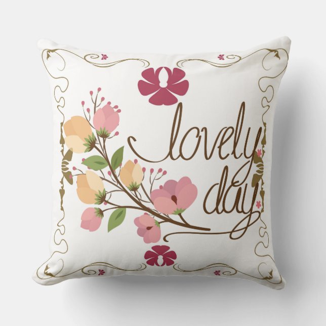 Belle Coussin décorative (Recto)