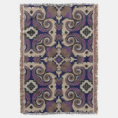 Belle Couverture à lancer bleu violet (devant Vertical)