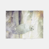 Belle couverture d'ouatine de hibou de Milou (Devant (Horizontal))