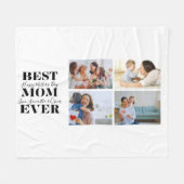 Belle couverture en polaire cadeau de fête des mèr (Devant (Horizontal))