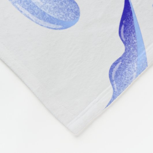 Belle couverture en polaire design (Coin)