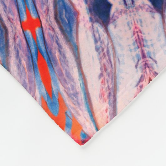 belle couverture en toison motif (Coin)