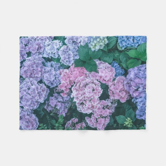 Belle couverture florale pourpre et rose d'ouatine (Devant (Horizontal))