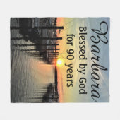 Belle couverture personnalisée 90e anniversaire (Devant (Horizontal))