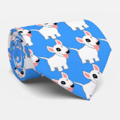 Belle Cravate Cartoon Bull Terrier (Roulé)