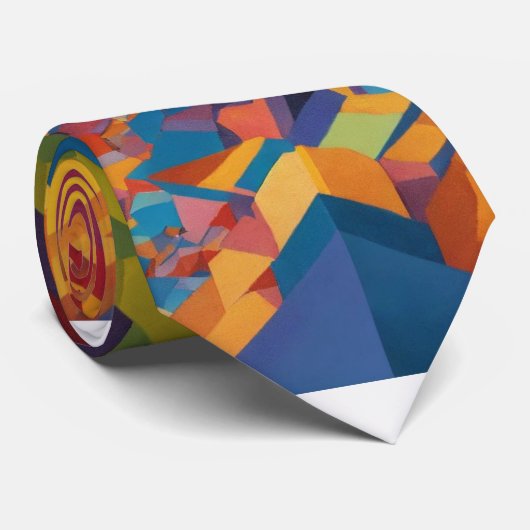 belle cravate colorée (Roulé)