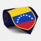 Belle Cravate du drapeau du Venezuela (Roulé)