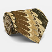 Belle Cravate en papier marbré d'époque (Roulé)