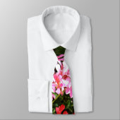 Belle Cravate orchidée (Attaché)