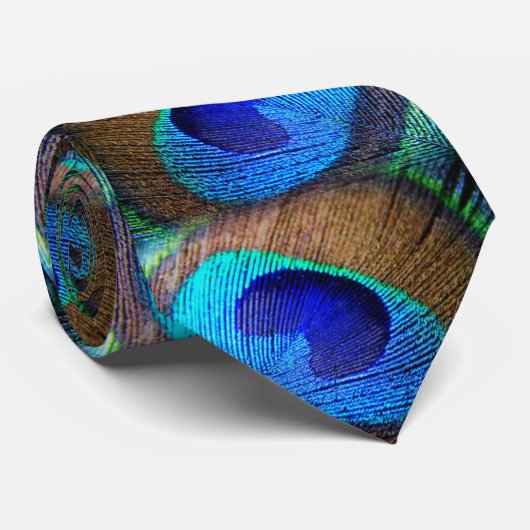 Belle Cravate Peacocks (Roulé)