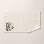 Belle Croix de Pâques avec Lys et Tulipes (Serviette à main)