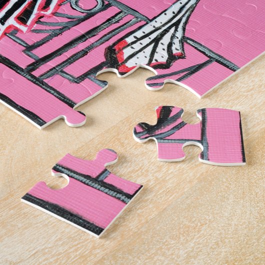 Belle dame 2 puzzles (Côté)