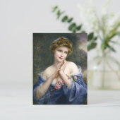Belle Dame En Blue_GC - Carte Postale (Debout devant)