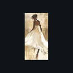 Belle dame en Robe Blanche Toile esthétique Art<br><div class="desc">Transformez votre espace de vie avec la "Belle Dame en Robe Blanche Art esthétique Toile". Cette élégante oeuvre d'art en toile capture la grâce et la poésie d'une femme vêtue d'une robe d'été blanche qui coule, dressée contre un arrière - plan beige serein. Le design sophistiqué dégage une beauté intemporelle,...</div>