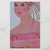 Belle Dame feuille de papier (Devant)