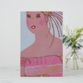 Belle Dame feuille de papier (Debout devant)
