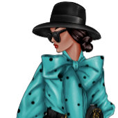 Belle dame iPhone / coque ipad