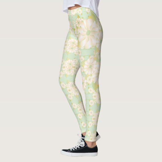 Belle Dames Leggings Fleurs (Gauche)