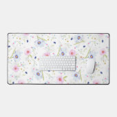 Belle décoration florale - Mat de bureau (Clavier et souris)