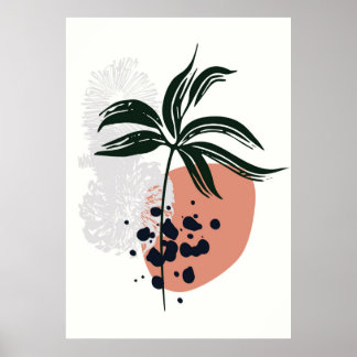 Belle décoration murale de l'affiche de coucher de