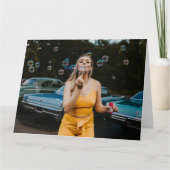 belle déesse Bubbles carte de voeux (Devant)