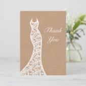 Belle dentelle et Merci Burlap (Debout devant)