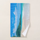 Belle Destination Tropicale Plage Pittoresque (Serviette à main)