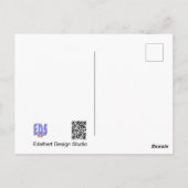 Belle do-it-yourself Carte postale Fleur de Glace (Dos)