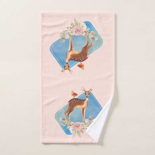 Belle Doe Brown avec points blancs (Serviette à main)