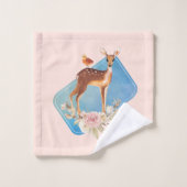 Belle Doe Brown avec points blancs (Gant de toilette)