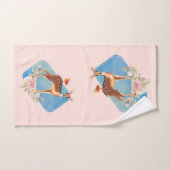 Belle Doe Brown avec points blancs (Serviette à main)