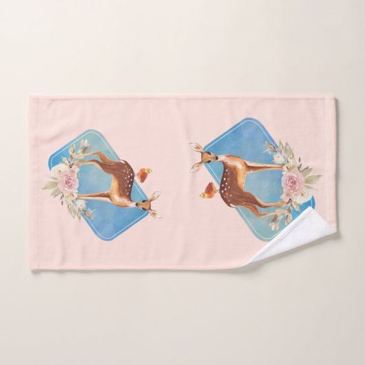 Belle Doe Brown avec points blancs (Serviette à main)