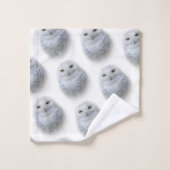 Belle, Dreamy et Serene Snowy Owl (Gant de toilette)