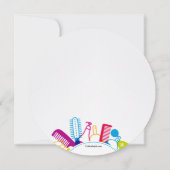 Belle Ecole Graduation Fête Invitation (Dos)